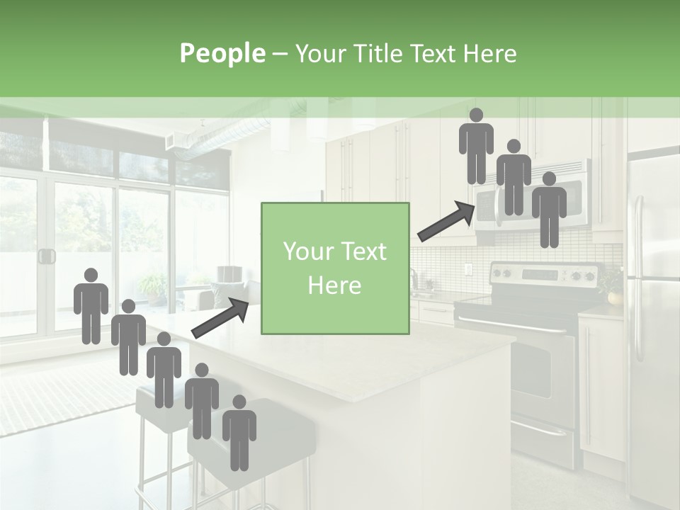 Modern Kitchen Interior PowerPoint Template