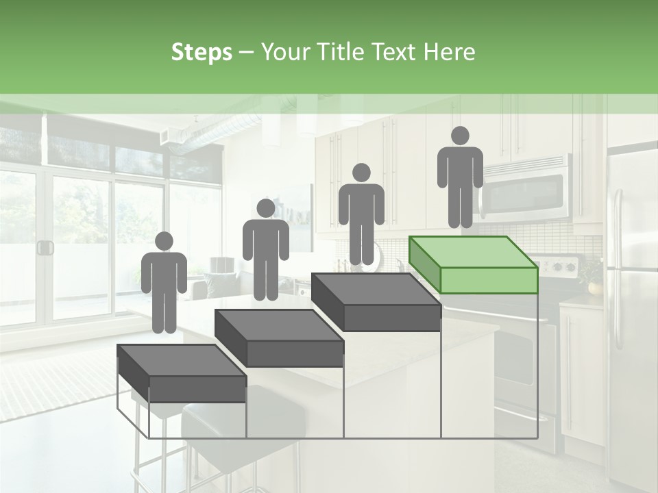 Modern Kitchen Interior PowerPoint Template