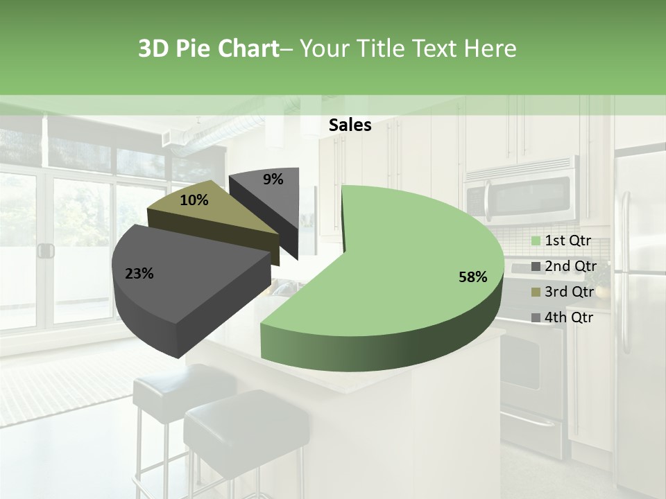 Modern Kitchen Interior PowerPoint Template