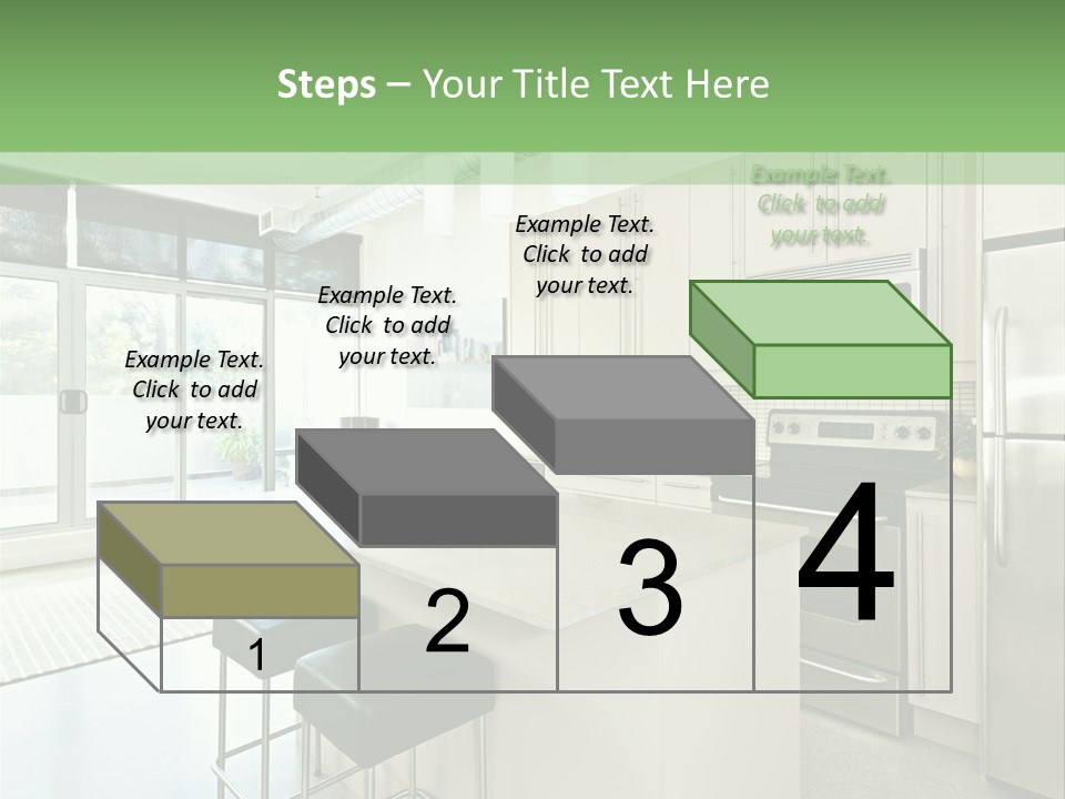 Modern Kitchen Interior PowerPoint Template
