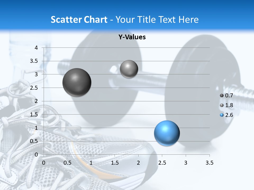 Dumbbells And Sneakers PowerPoint Template