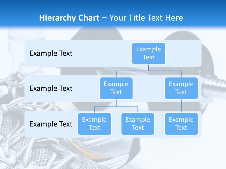 Dumbbells And Sneakers PowerPoint Template