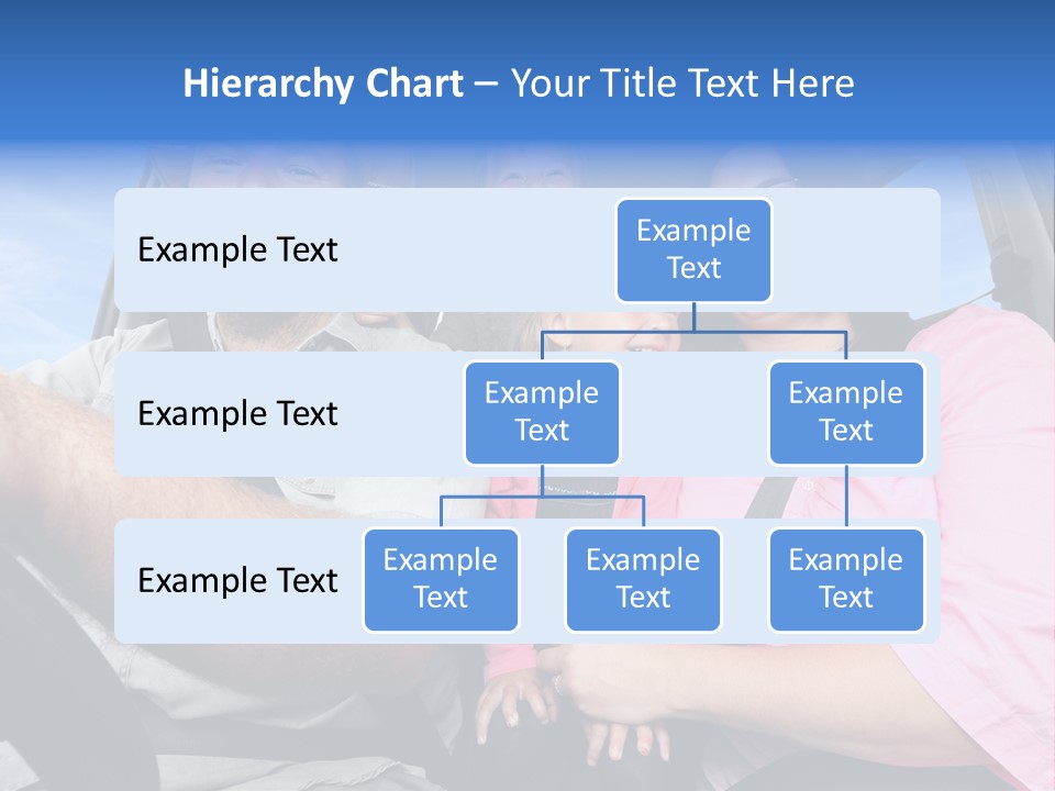 Family In The Car PowerPoint Template