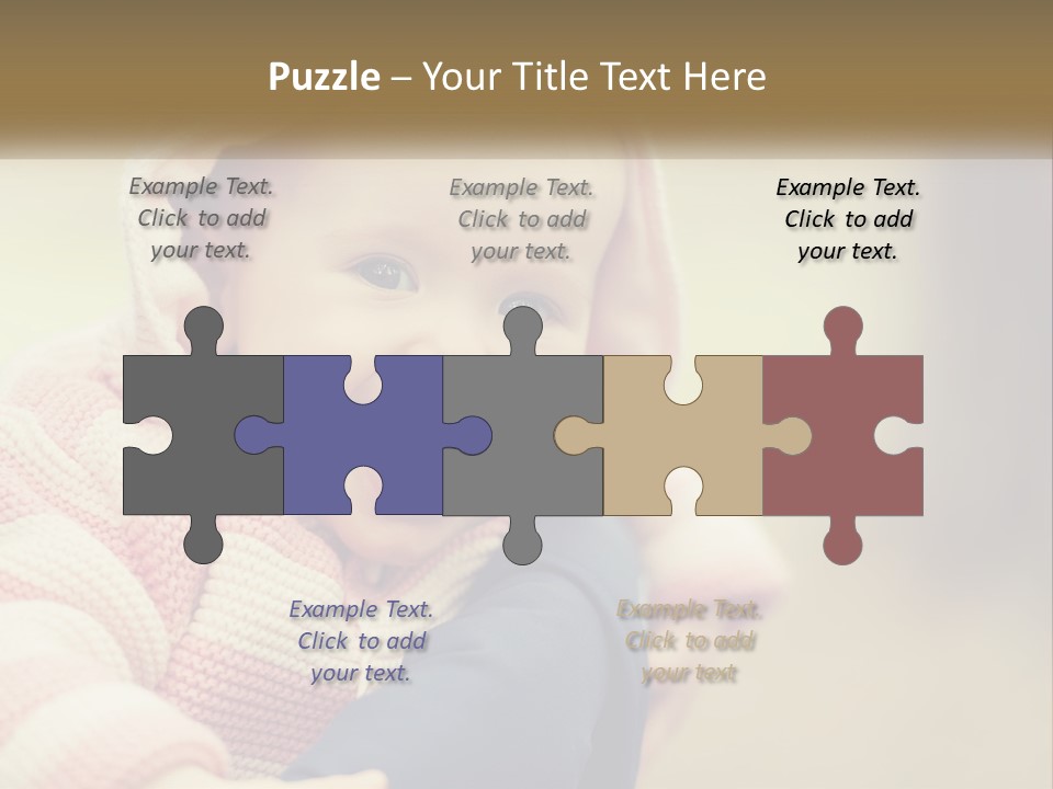 Kid Showing Tongue PowerPoint Template