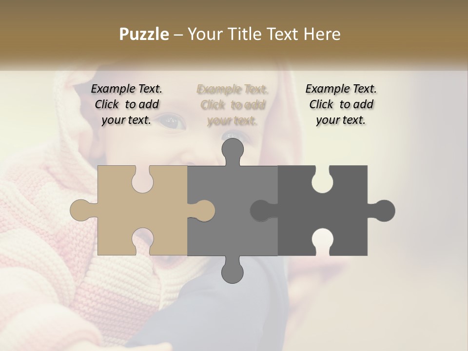 Kid Showing Tongue PowerPoint Template