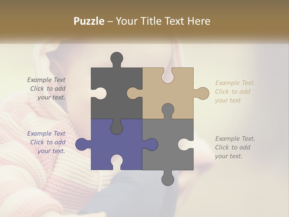 Kid Showing Tongue PowerPoint Template