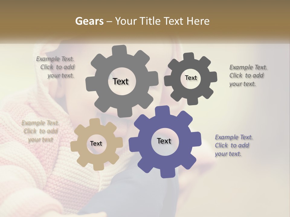 Kid Showing Tongue PowerPoint Template