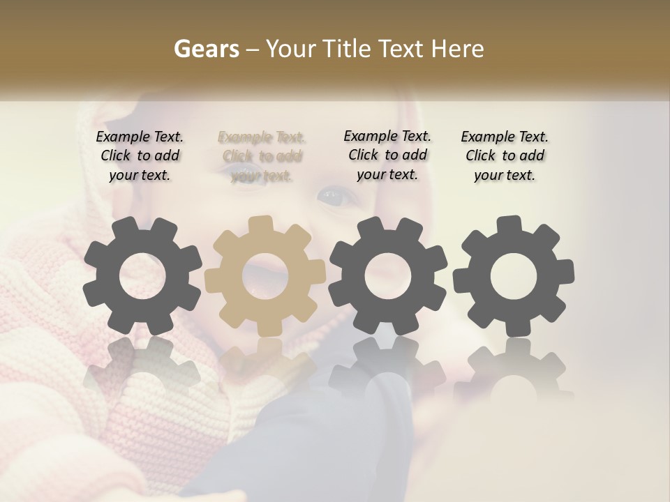 Kid Showing Tongue PowerPoint Template