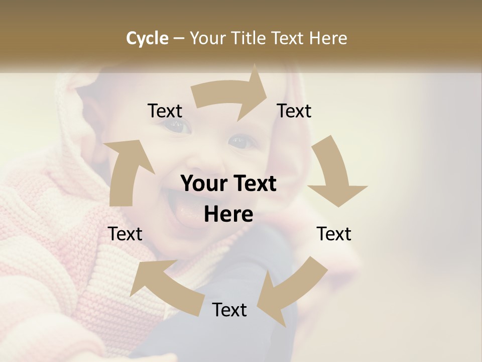 Kid Showing Tongue PowerPoint Template