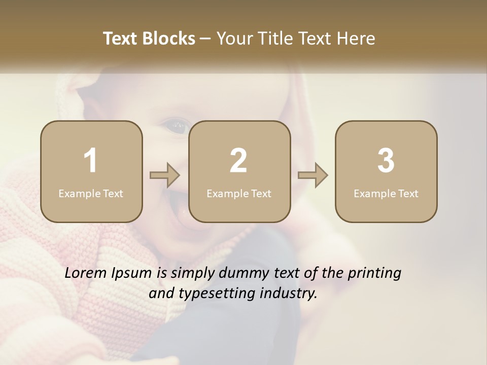 Kid Showing Tongue PowerPoint Template