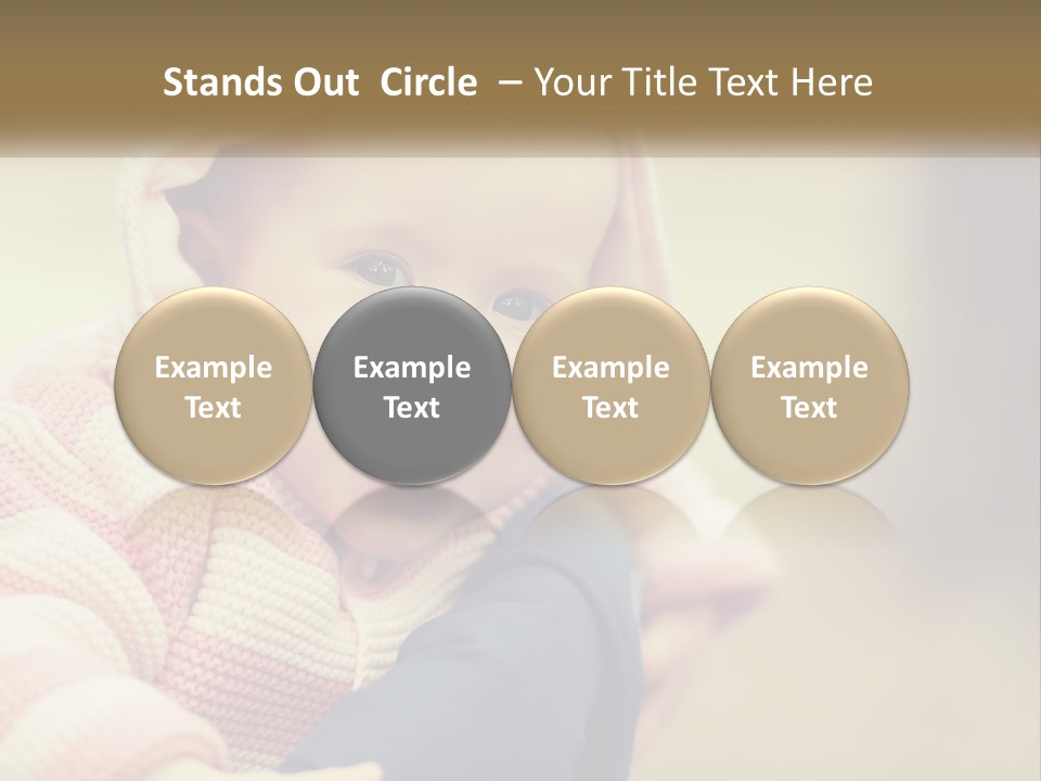 Kid Showing Tongue PowerPoint Template