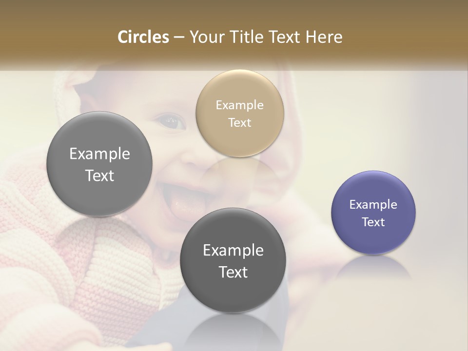 Kid Showing Tongue PowerPoint Template