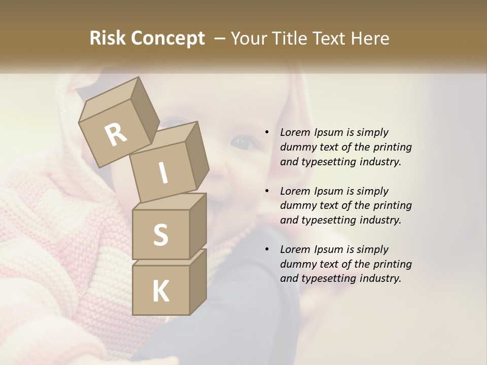 Kid Showing Tongue PowerPoint Template