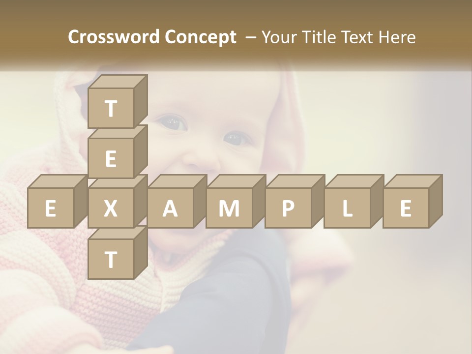 Kid Showing Tongue PowerPoint Template