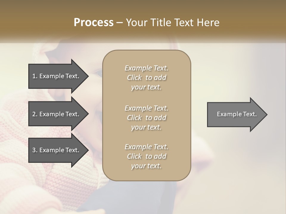 Kid Showing Tongue PowerPoint Template