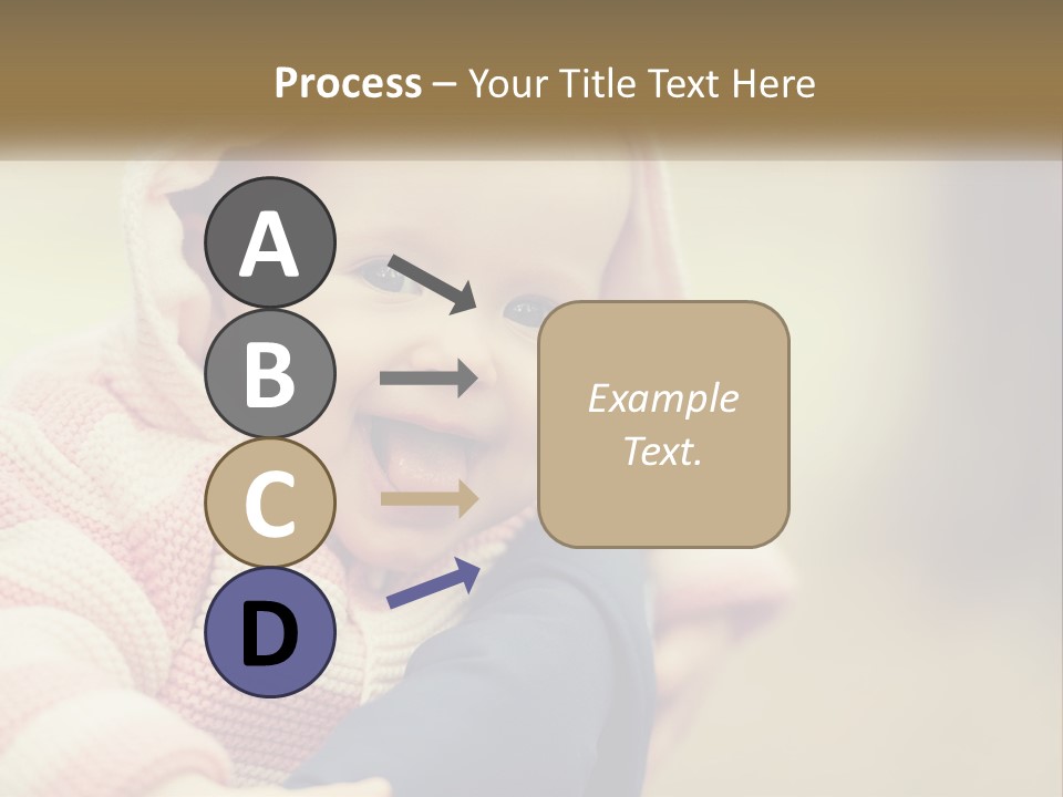 Kid Showing Tongue PowerPoint Template
