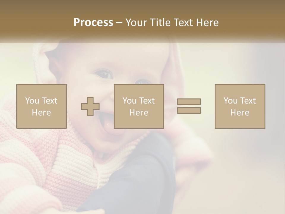 Kid Showing Tongue PowerPoint Template
