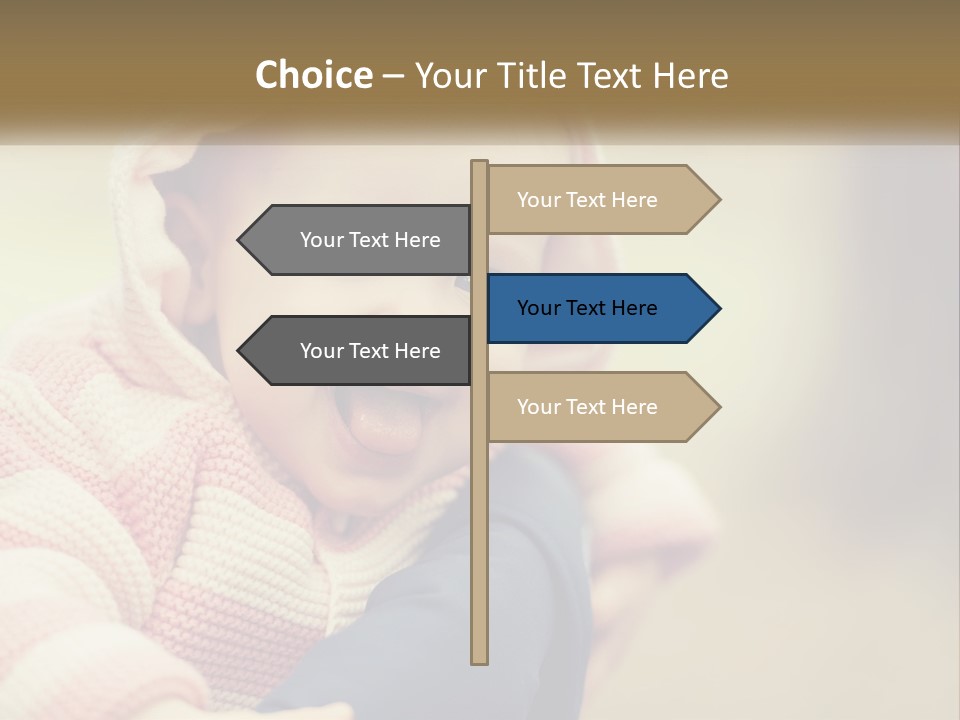 Kid Showing Tongue PowerPoint Template
