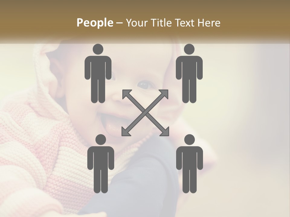 Kid Showing Tongue PowerPoint Template