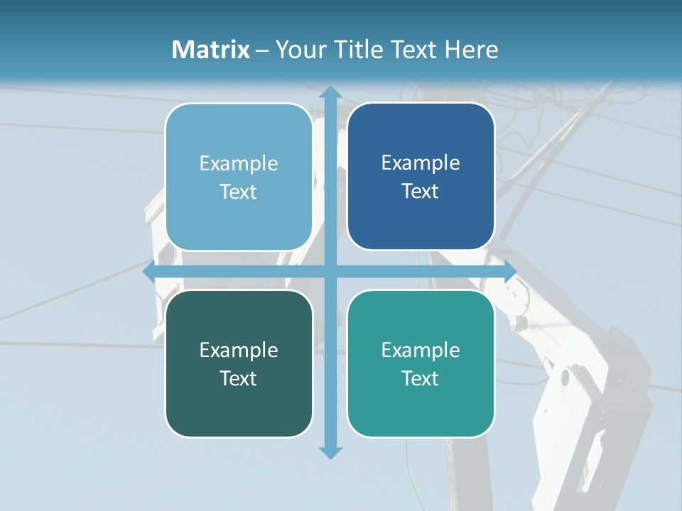 Installing A Transformer On A Pole PowerPoint Template