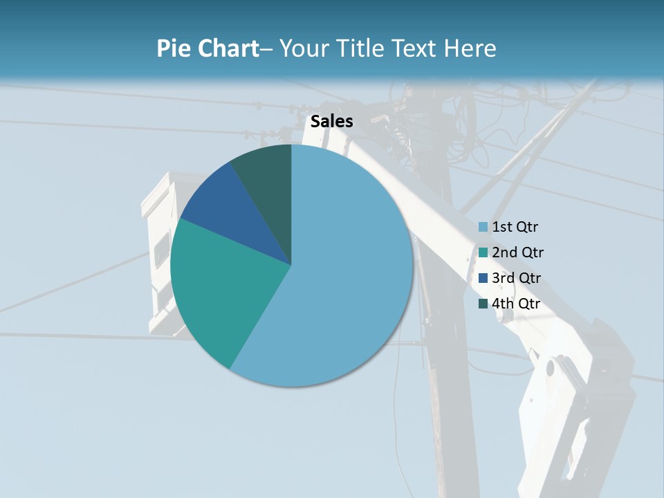 Installing A Transformer On A Pole PowerPoint Template