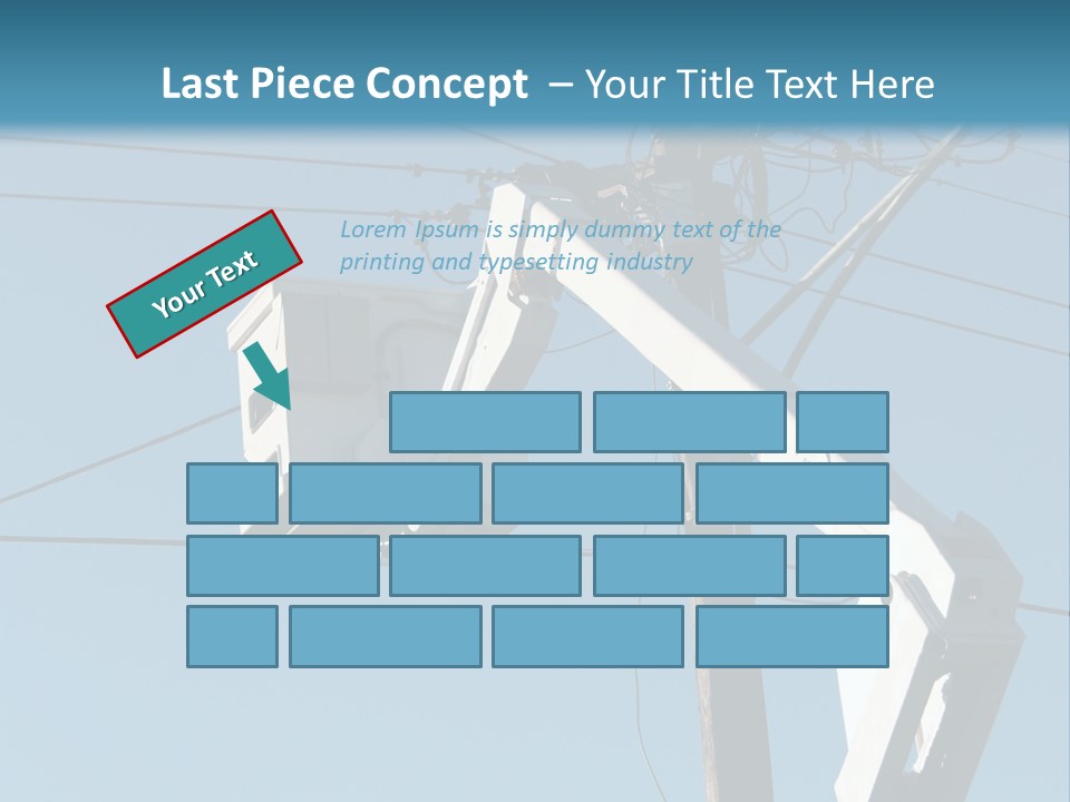 Installing A Transformer On A Pole PowerPoint Template