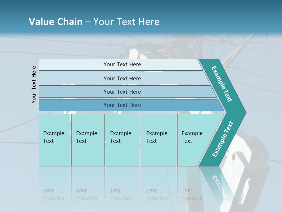 Installing A Transformer On A Pole PowerPoint Template