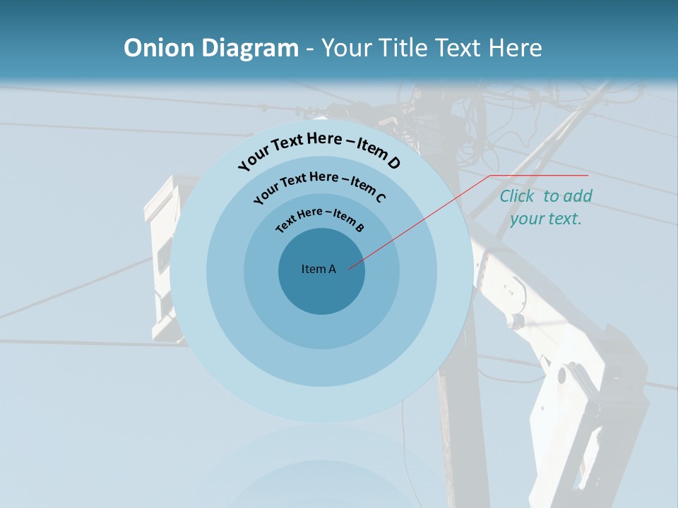 Installing A Transformer On A Pole PowerPoint Template