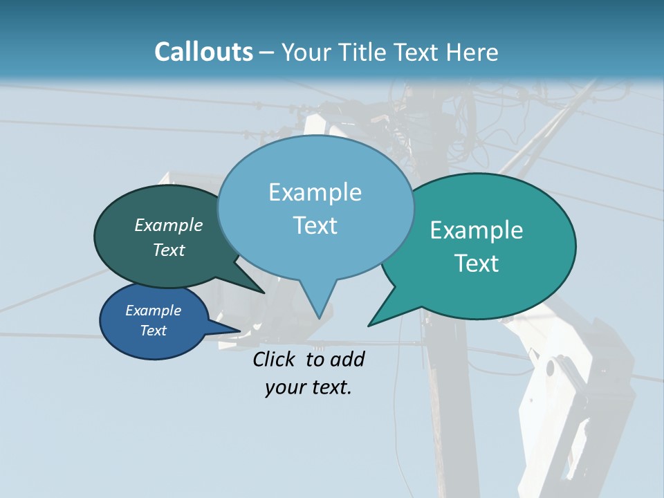 Installing A Transformer On A Pole PowerPoint Template
