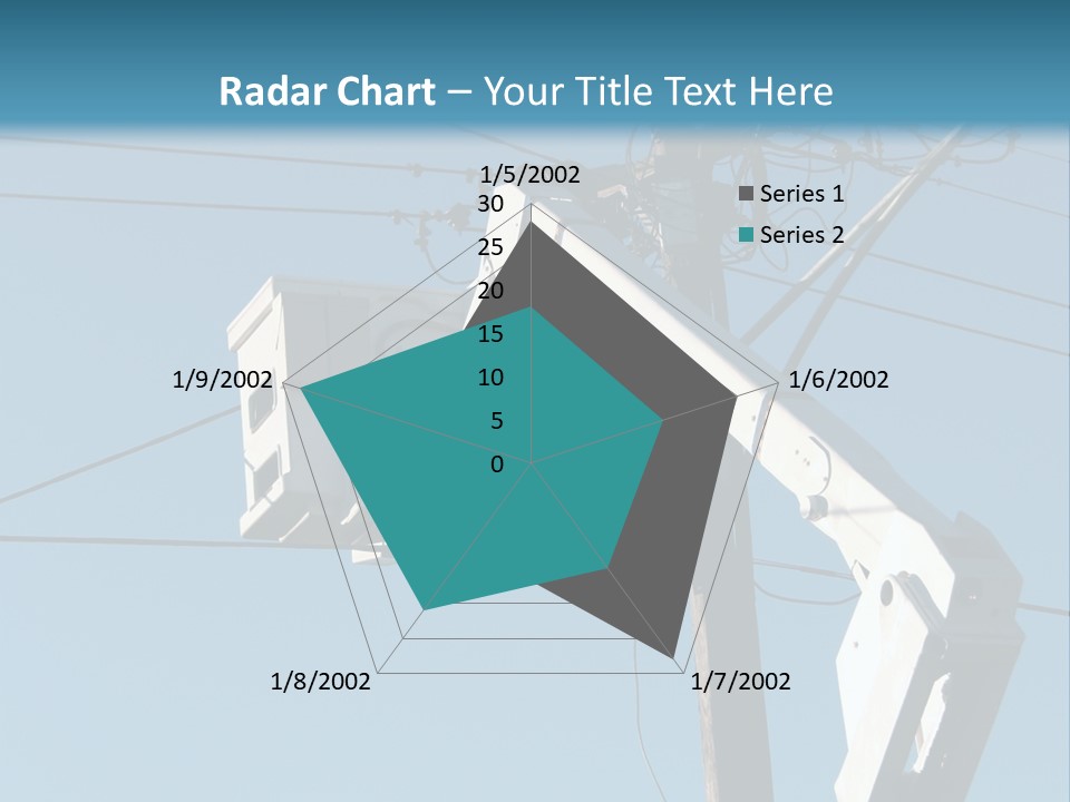 Installing A Transformer On A Pole PowerPoint Template