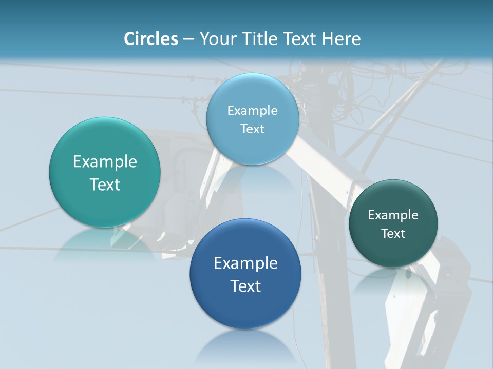 Installing A Transformer On A Pole PowerPoint Template