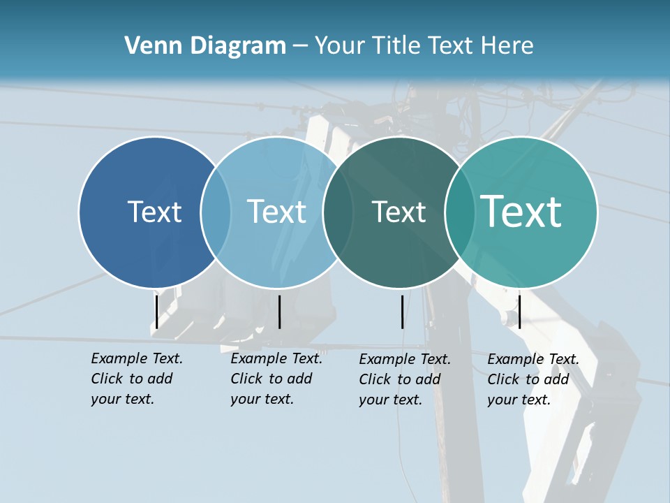 Installing A Transformer On A Pole PowerPoint Template
