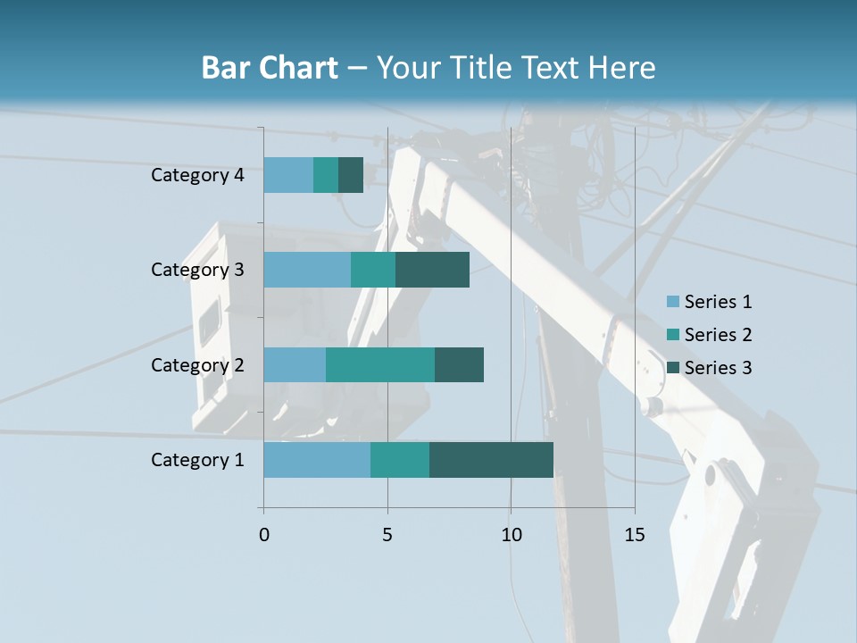 Installing A Transformer On A Pole PowerPoint Template