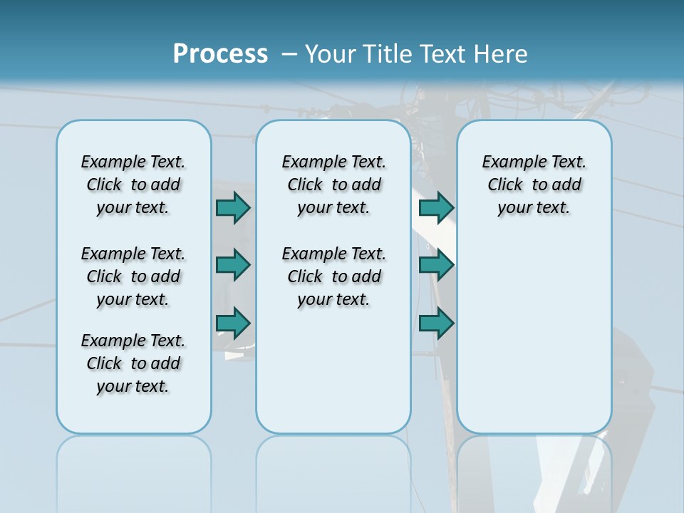 Installing A Transformer On A Pole PowerPoint Template