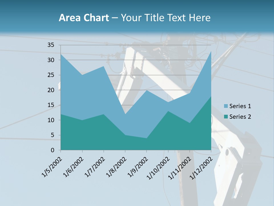 Installing A Transformer On A Pole PowerPoint Template
