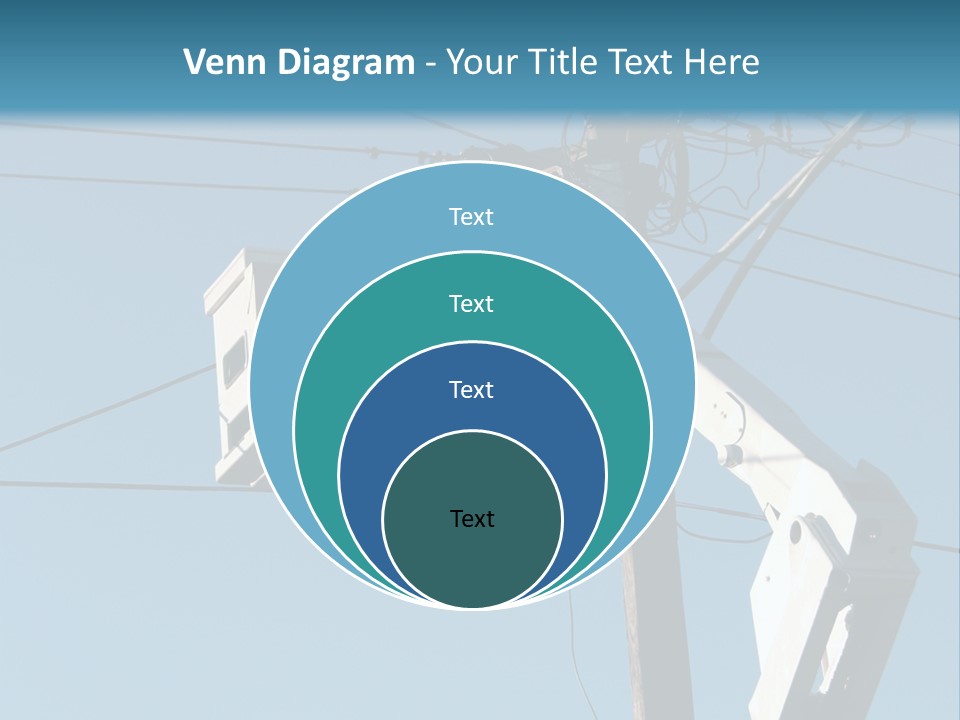 Installing A Transformer On A Pole PowerPoint Template