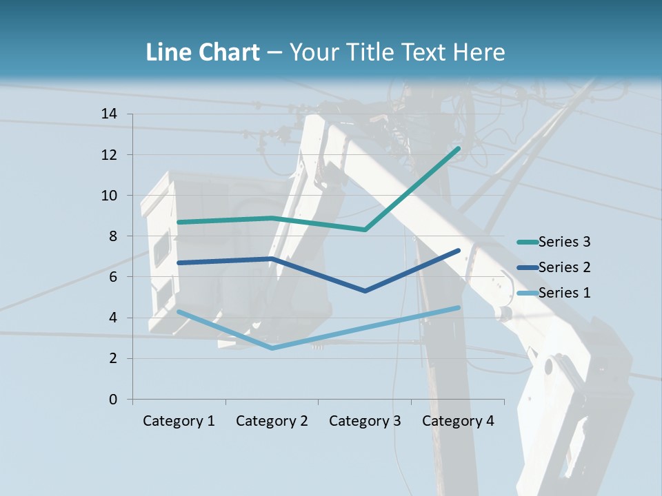 Installing A Transformer On A Pole PowerPoint Template