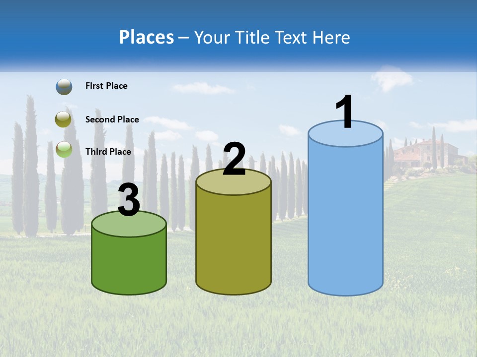 The Road To The House On The Hill PowerPoint Template