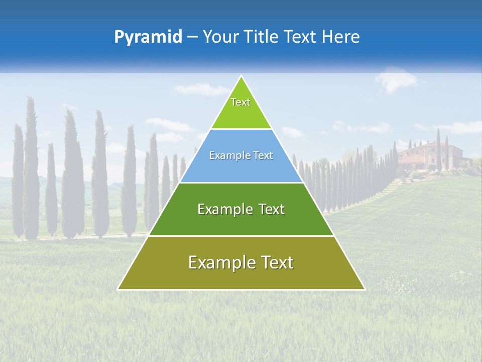 The Road To The House On The Hill PowerPoint Template