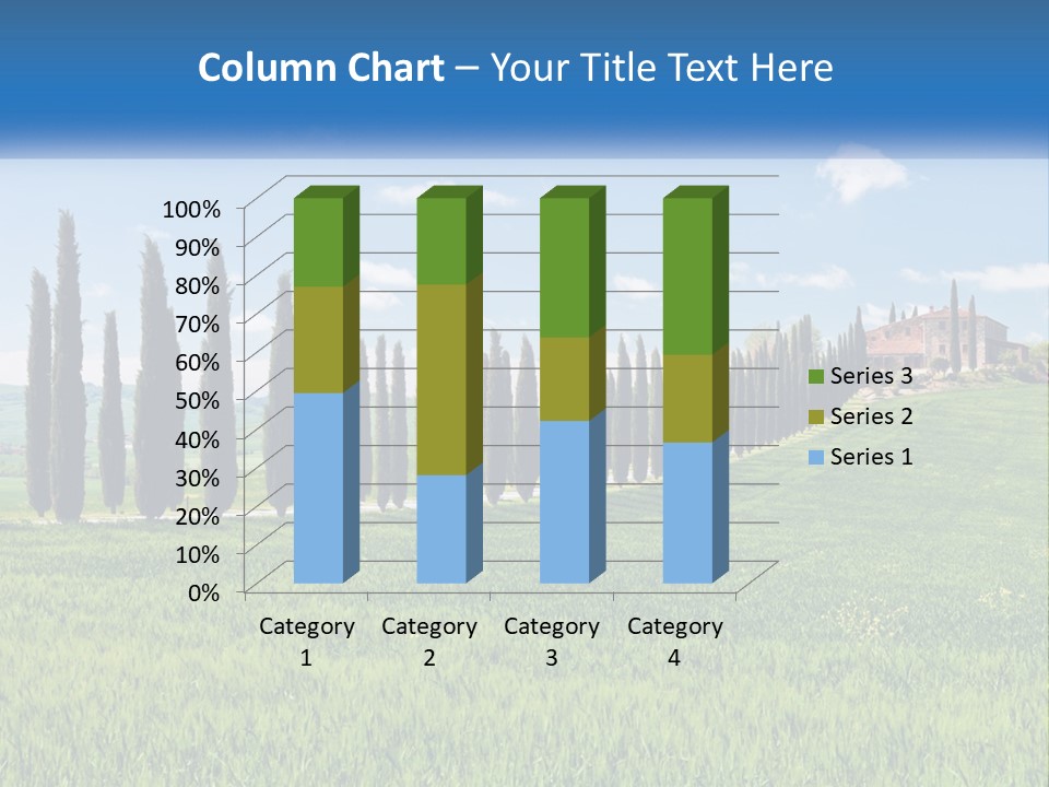 The Road To The House On The Hill PowerPoint Template