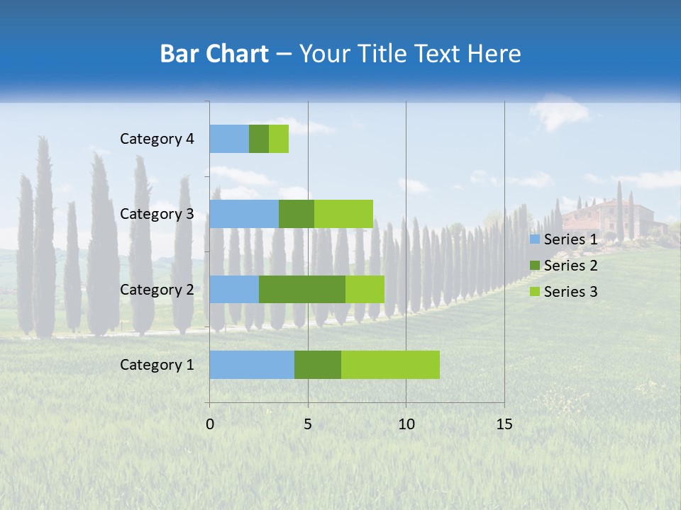 The Road To The House On The Hill PowerPoint Template