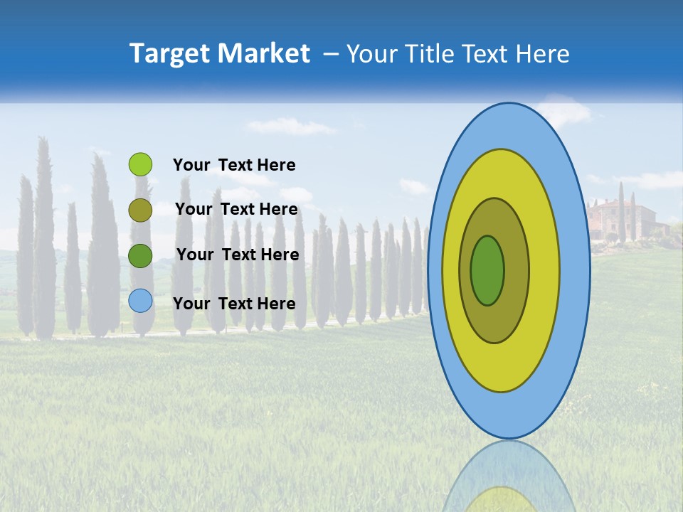 The Road To The House On The Hill PowerPoint Template