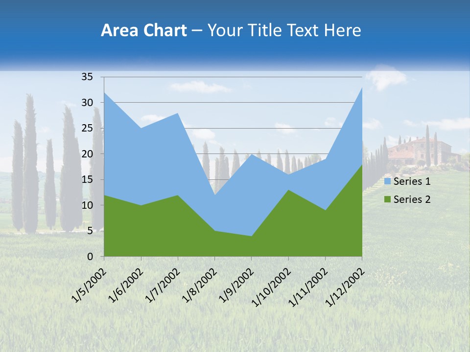 The Road To The House On The Hill PowerPoint Template