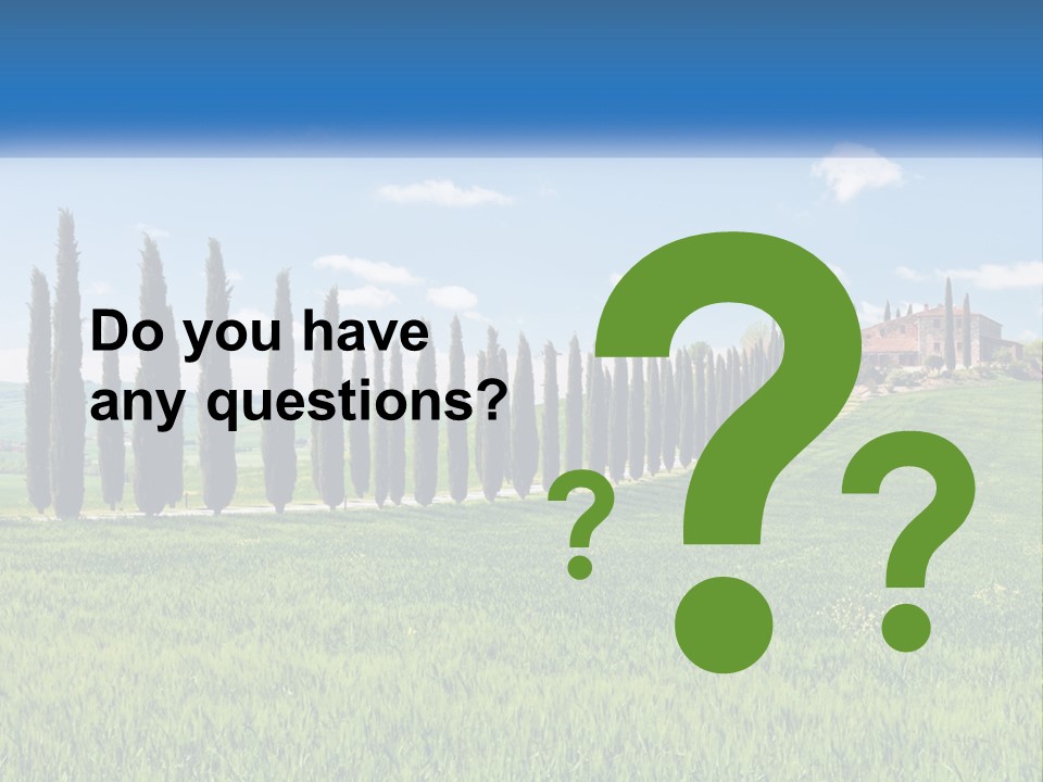 The Road To The House On The Hill PowerPoint Template