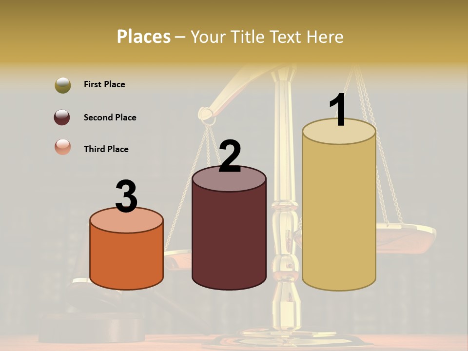 Scales Of The Judiciary PowerPoint Template