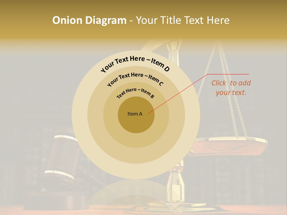 Scales Of The Judiciary PowerPoint Template