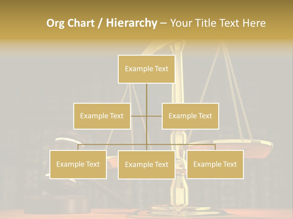 Scales Of The Judiciary PowerPoint Template