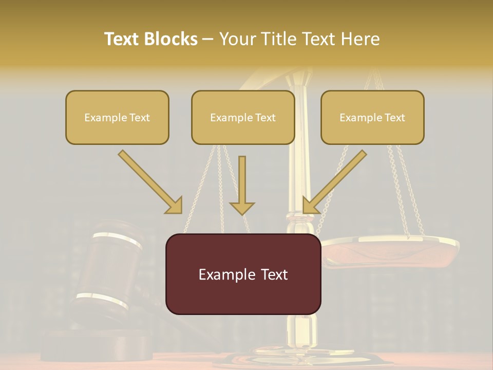 Scales Of The Judiciary PowerPoint Template