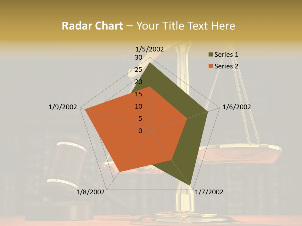 Scales Of The Judiciary PowerPoint Template