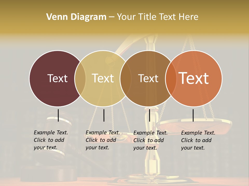 Scales Of The Judiciary PowerPoint Template